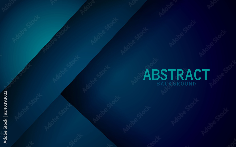 Poster dark blue background vector overlap layer