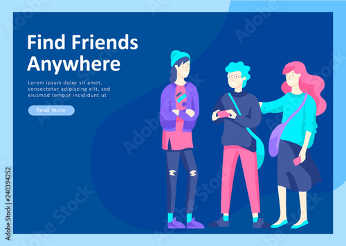 find old friends and meet new