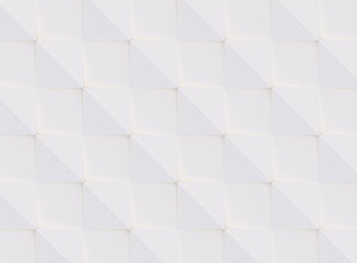 Fototapeta premium 3D pattern made of white and beige geometric shapes, creative background or wallpaper surface made of light and shadow. Futuristic seamless decorative abstract texture design, simple graphic elements