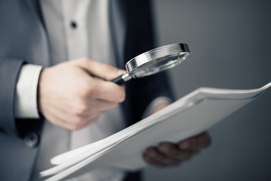 Hand Magnifier With Document