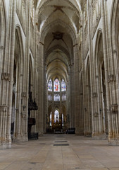 Interior of a catholic temple.