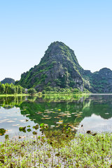 Mountains view in Ninh Binh, Vietnam