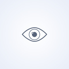 Eye, Sight , vector best line icon