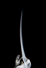 abstract smoke effects on black background