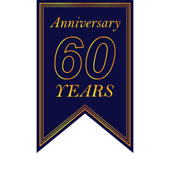 Anniversary, 60 years multicolored icon. Can be used for web, logo, mobile app, UI, UX