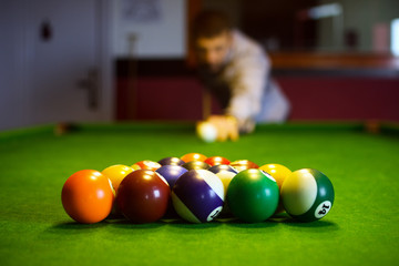 colorful billiard balls
