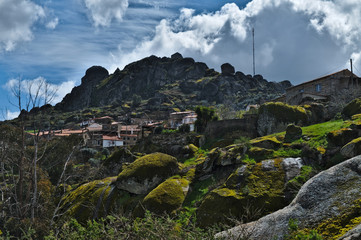Village, Mountains and Nature in Monsanto. Castelo Branco, Portugal