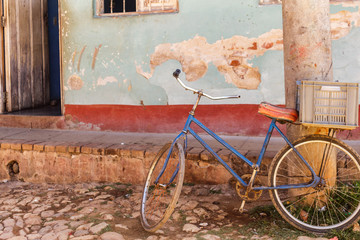 Old bike in Trinidad, Cuba