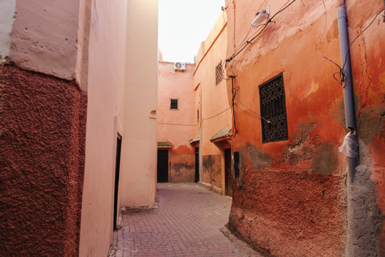 alleyway in Marrakesh, Morocco