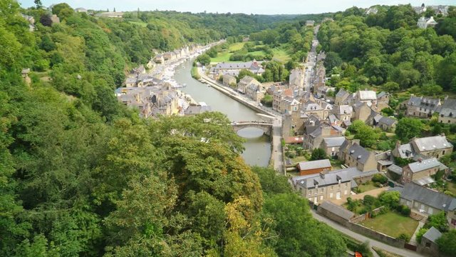 Top view of Dinan