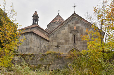 The medieval Church in Armenia summer stone