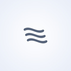 Wave, marine, vector best line icon