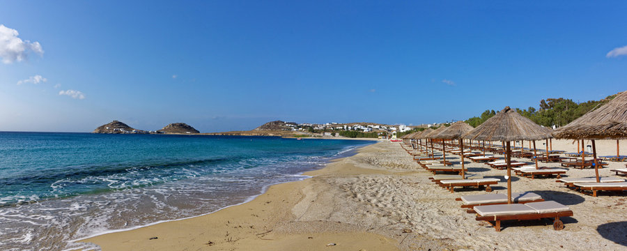 Plage de Kalafati, Mikonos, Cyclades, Gr&egrave;ce