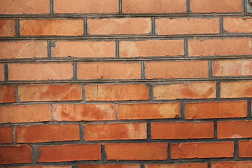 old red brick wall background