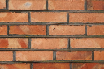 red brick wall background