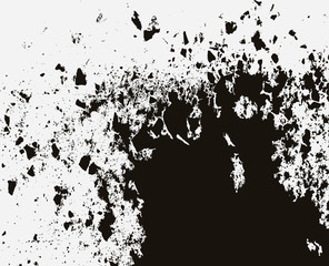 Grunge texture. Abstract template. Background with the effect of noise, grain, roughness. Vector illustration for a design surface.