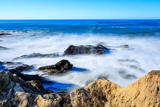 Smooth Waves on Rocky Coastline