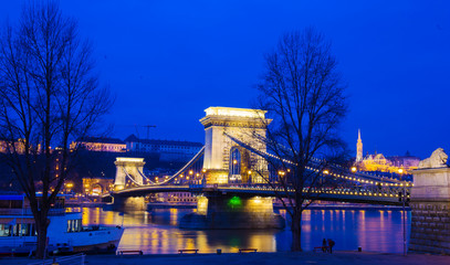 Budapest  -  wonderfu; evening lights
