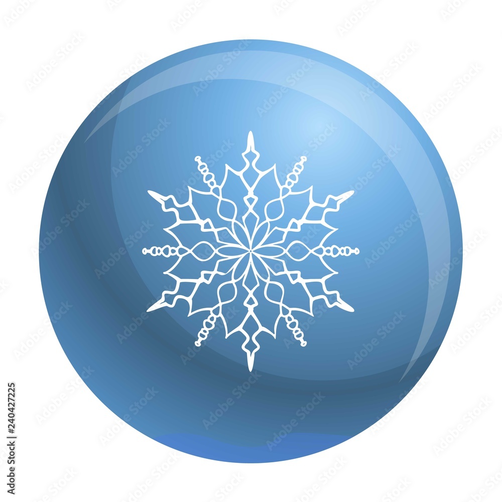 Poster snowflake icon. simple illustration of snowflake vector icon for web design isolated on white backgr