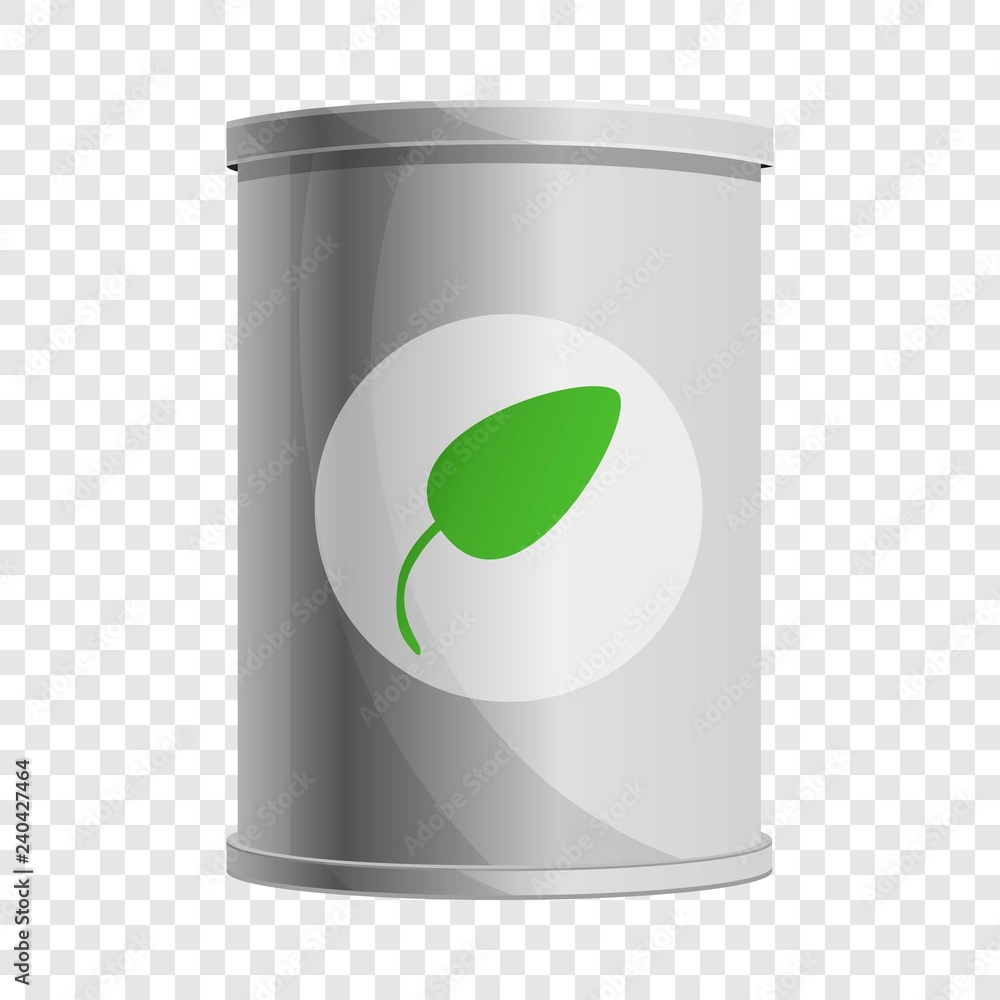 Aufkleber spinach tin can icon. cartoon of spinach tin can vector icon for web design for web design