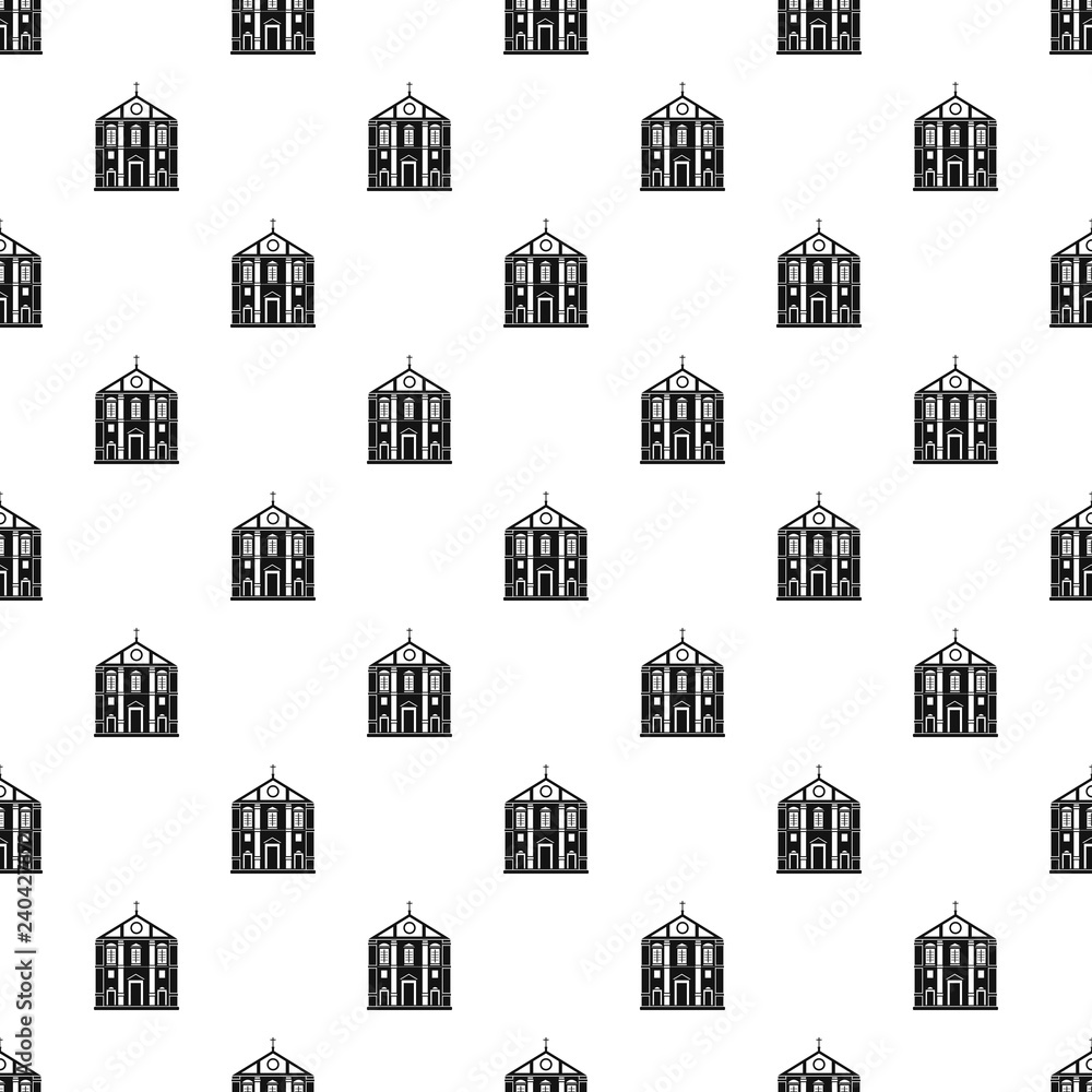 Aufkleber church pattern vector seamless repeating for any web design