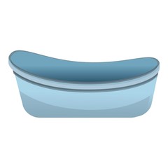 Bathtub icon. Cartoon of bathtub vector icon for web design isolated on white background