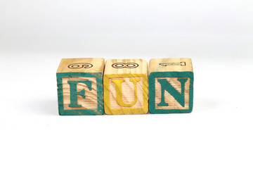 Wooden Alphabet Block Spelling FUN,ABC's blocks.