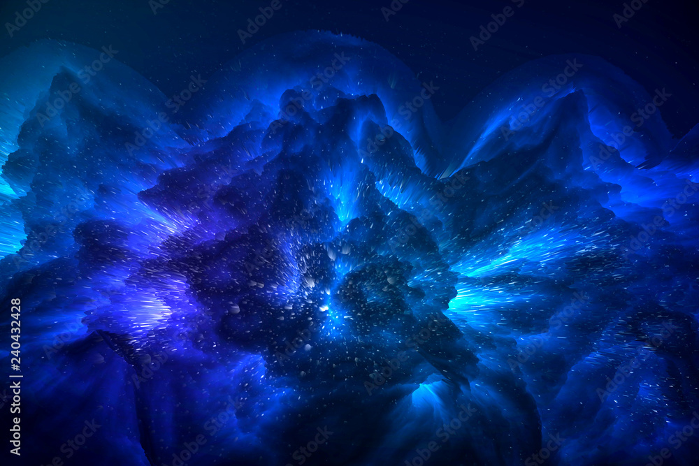 Canvas Prints space abstract background