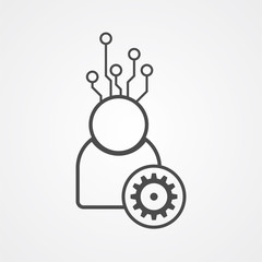 Administration vector icon sign symbol