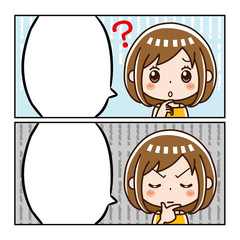 マンガ　セリフ　女性