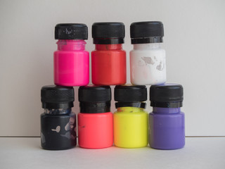Paint tubes for clothes