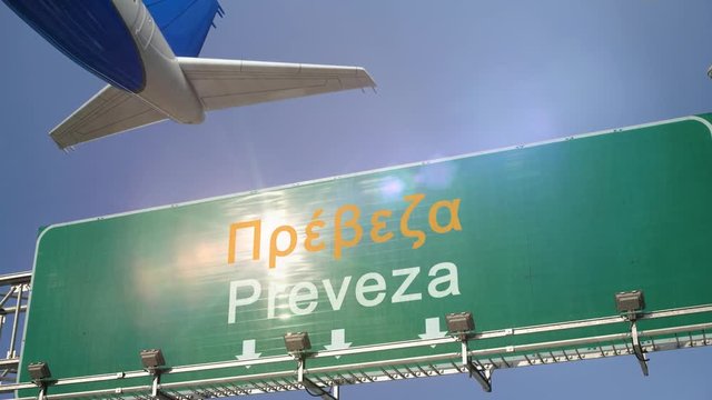 Airplane Take off Preveza