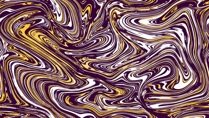 Marble gold texture seamless background.Purple abstract golden luxury pattern.Violet liquid fluid marbling flow effect for cover, fabric, textile, wrapping or print. Seamless pattern, background