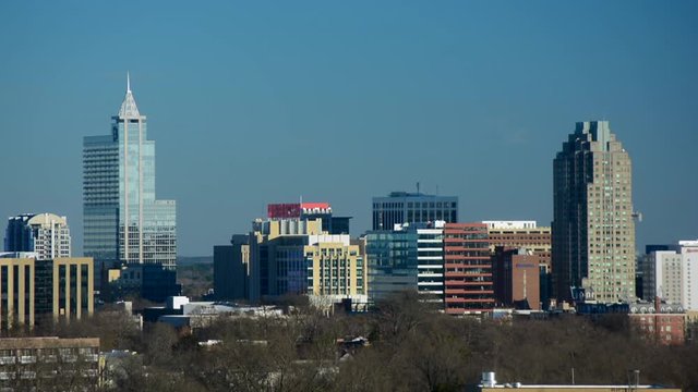 Downtown Raleigh, North Carolina Metro Skyline