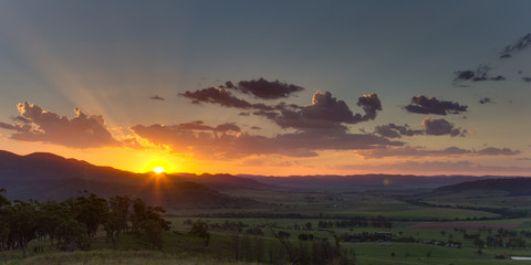 SunSet over the Valley