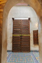 old door in Marrakech, Morocco 