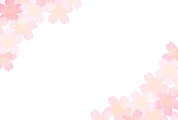 Fototapeta na wymiar 桜　和柄　背景