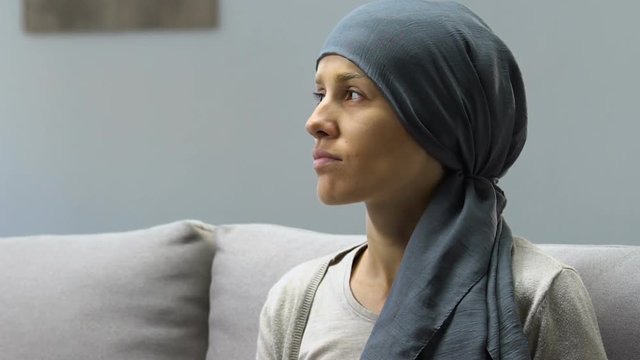 Woman with cancer feels desperate and hopeless after chemo, pessimistic outlook