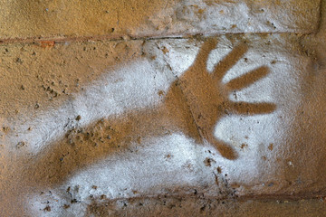 Handprint on a Rock