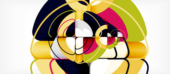 Circle abstract background