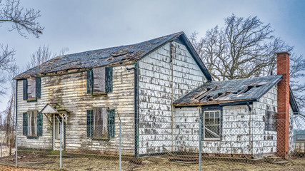 Derelict farmhouse