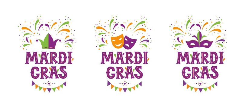 Mardi gras carnival party design