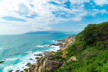 Obraz premium view of the wuzhizhou island