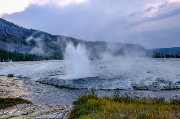 geysers of Yellowstone