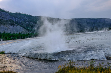 geysers of Yellowstone