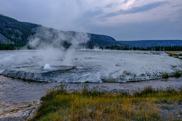 geysers of Yellowstone