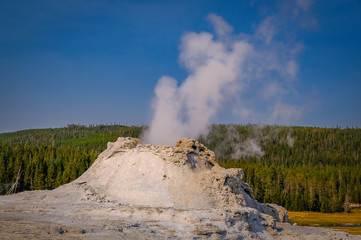 Yellowstone geyser
