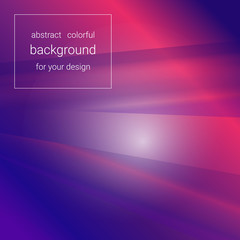 Abstract bright glowing red-blue background using transparent rays and gradient stripes for your design