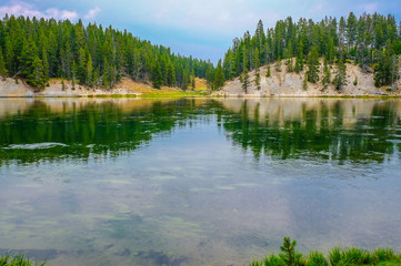 Yellowstone lake view