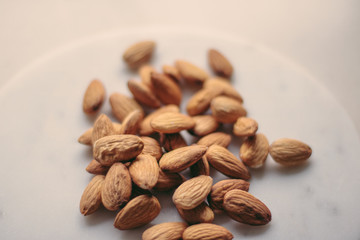 almonds - spices and ingredients styled concept